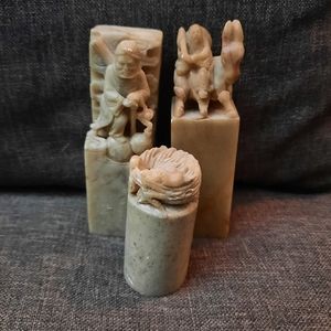 Soapstone statues
